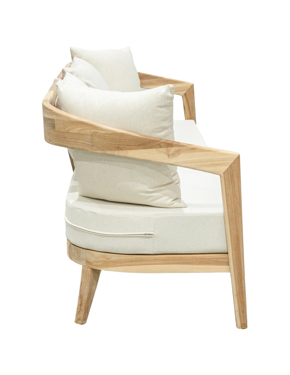 Outdoor 3-seater Thalia teak 240cm