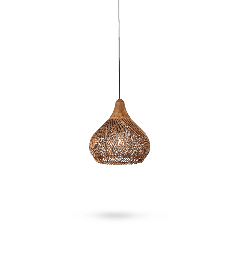 Bell lamp   40x40x40cm beige/black/