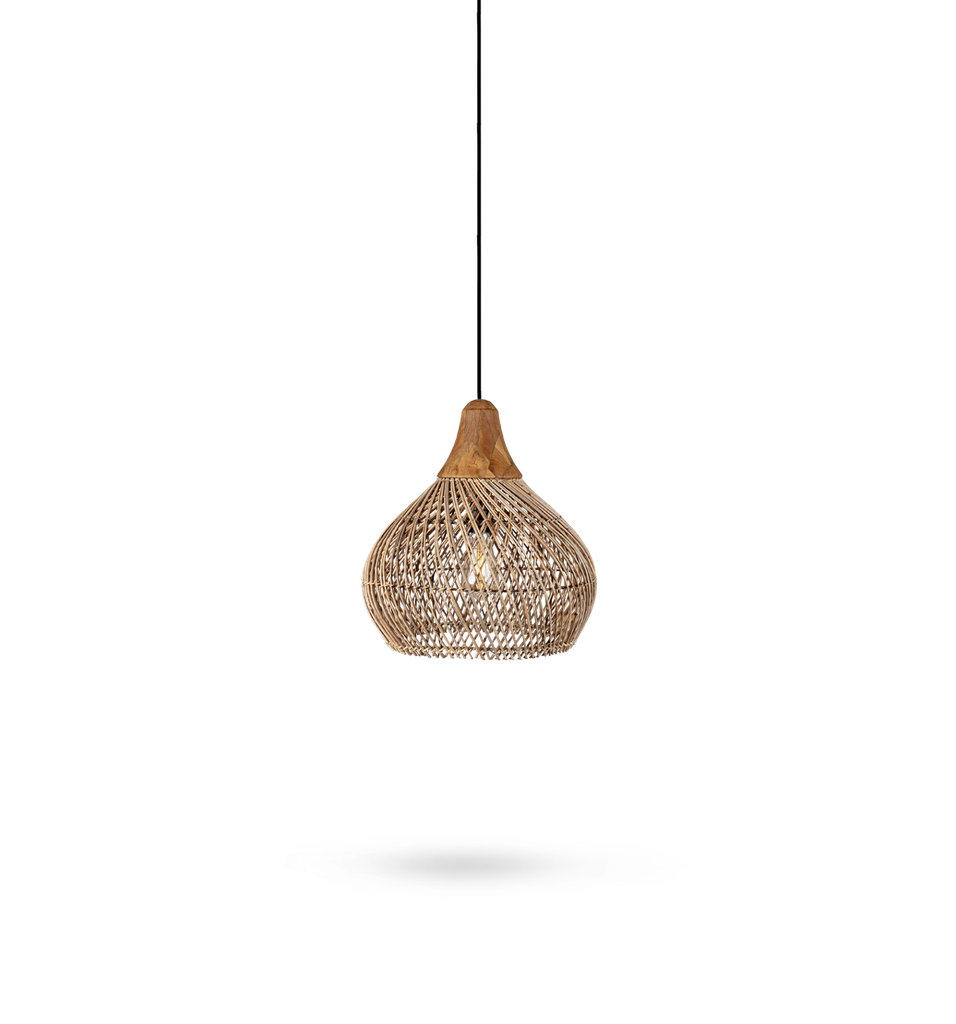 Bell lamp   40x40x40cm beige/black/