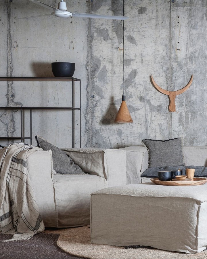 Strozzi 1-seater Linen Natural 