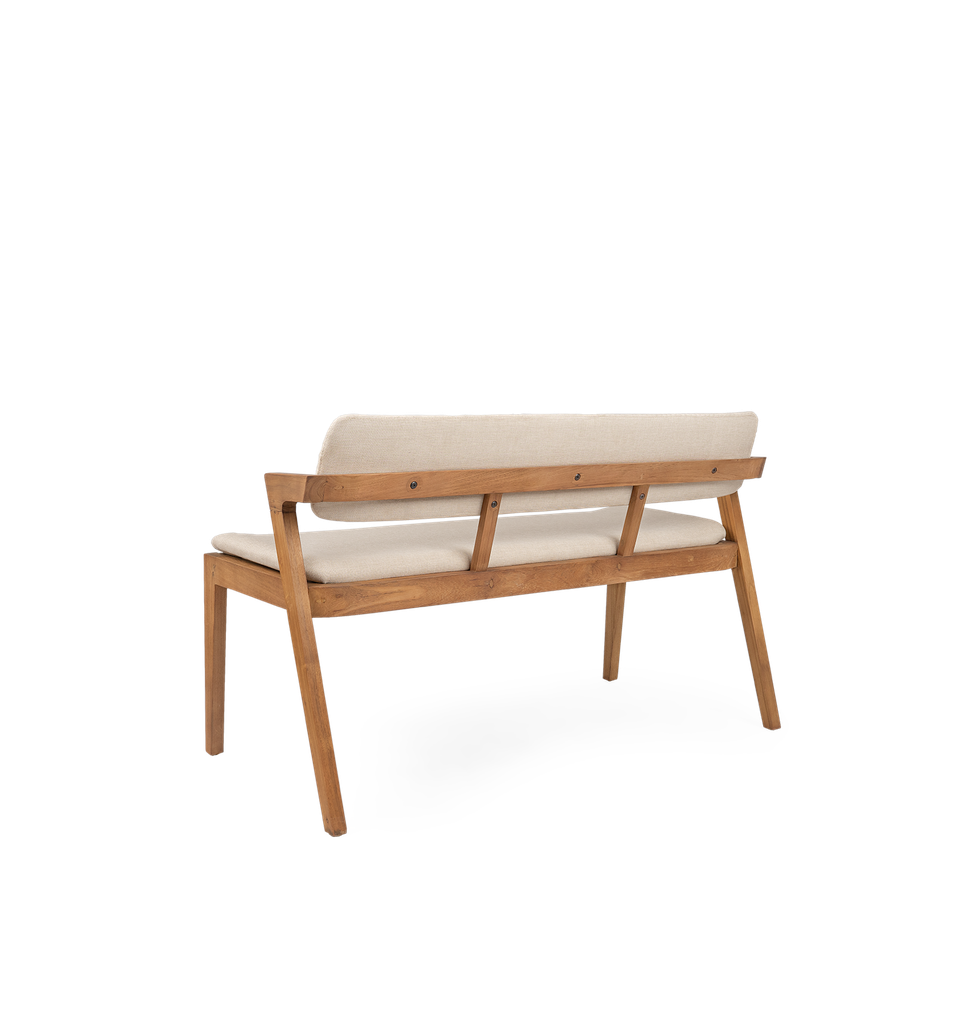 Noa chair 2 seats Custard