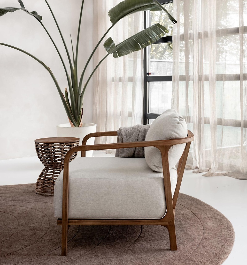 Classy sofa 1 seater Custard