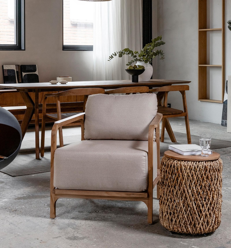 Classy sofa 1 seater sand