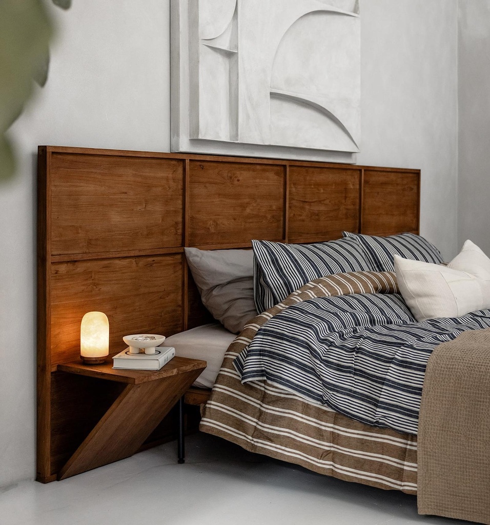 Outline bed with side tables 190x209,50x110cm