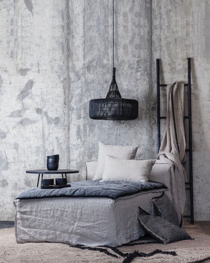 Strozzi chaise longue natural linen