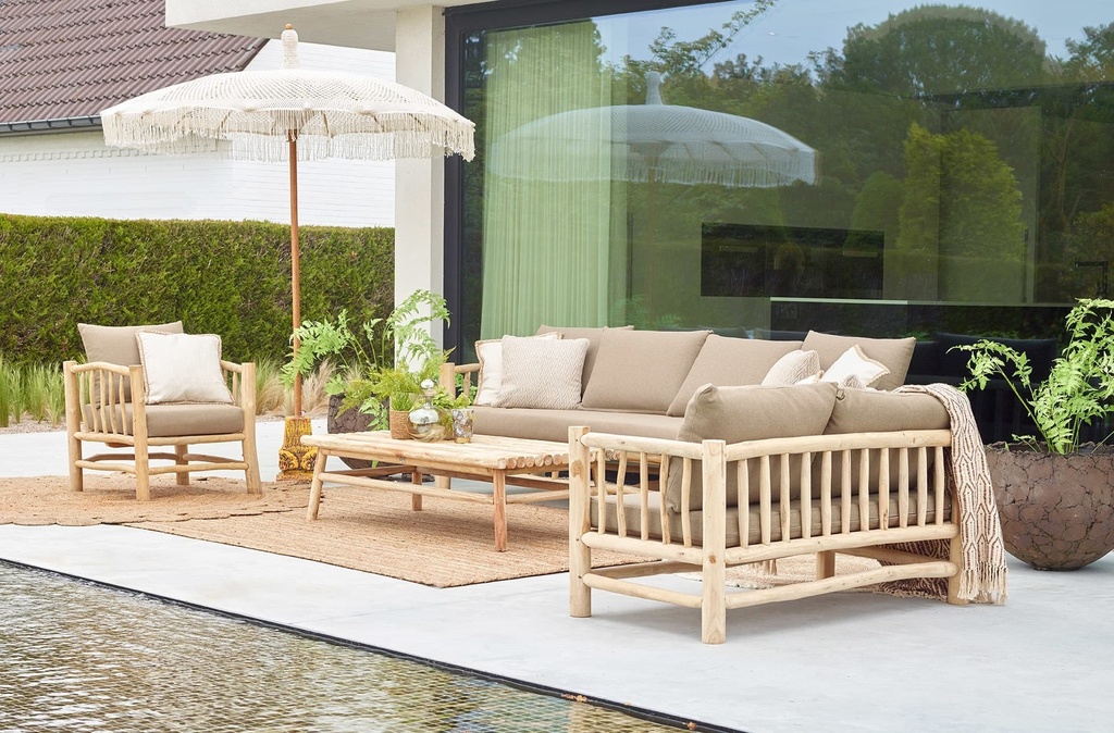 Simon lounge set teak 