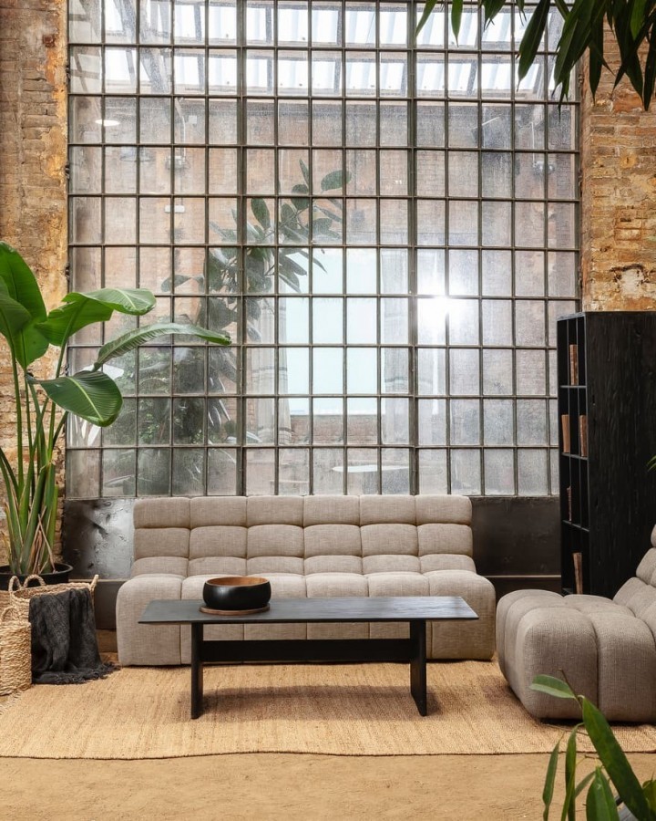 Chopin 3-seater natural 