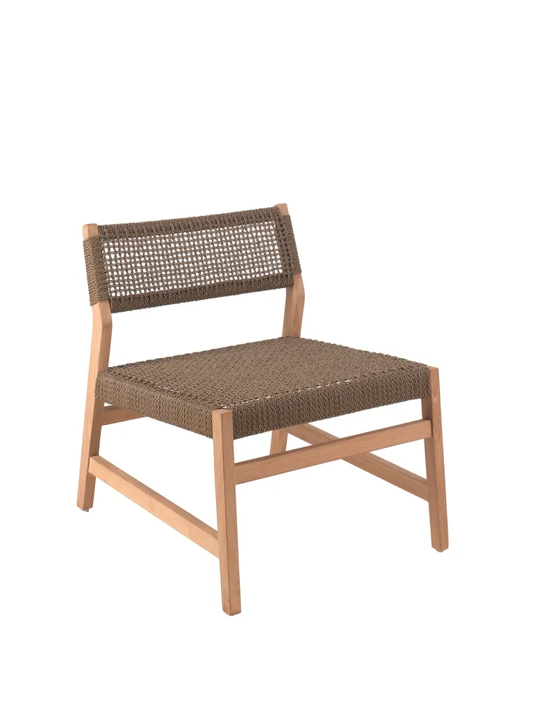 [97457] Luna lounge chair teak - wicker brown + cush.webp
