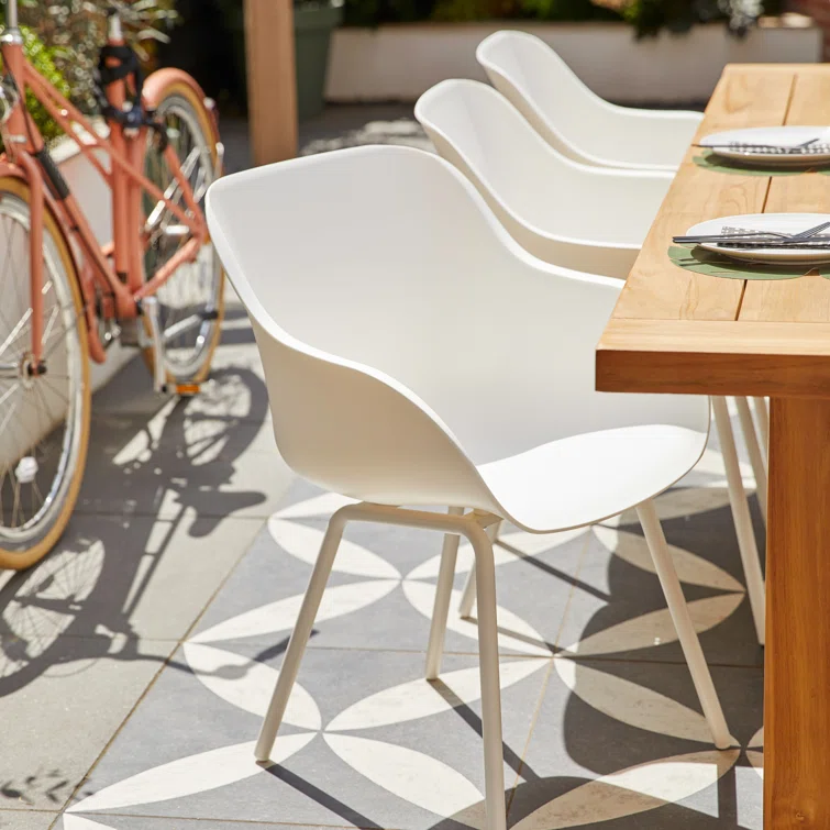 Outdoor chair Sophie white