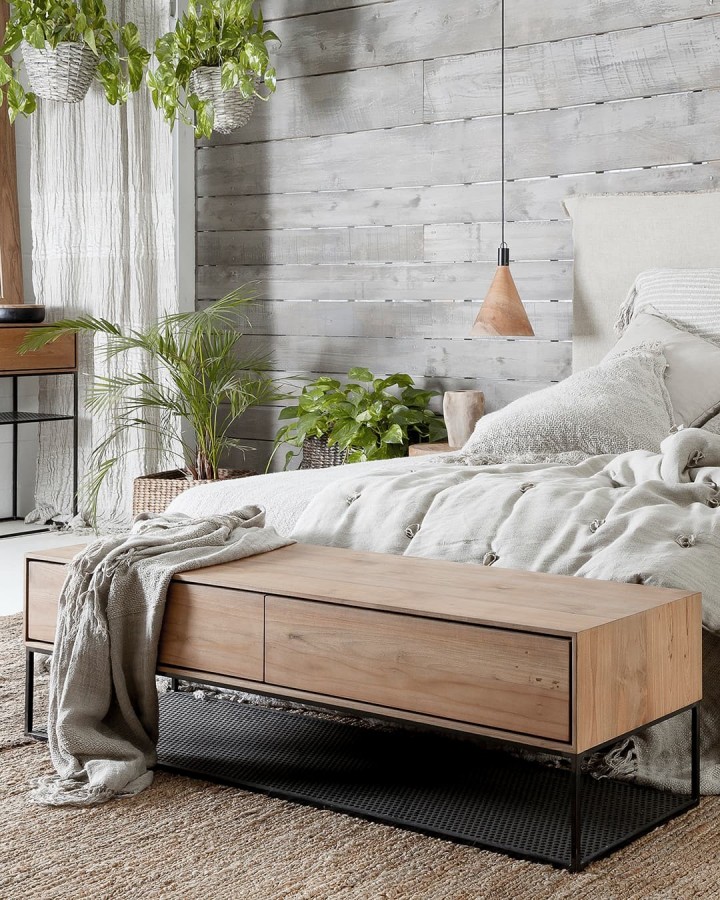 Tv-furniture Onetwo 140 teak/iron