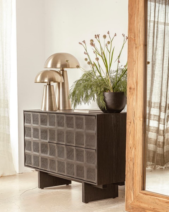 Dressoir Rijal black 130x79x45