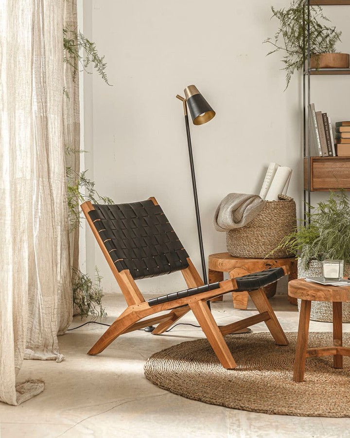 Floor lamp Alice black