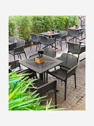 Outdoor Clipx table 80x80 anthracite