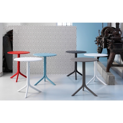 Outdoor Step side table taupe