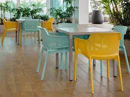 Outdoor Cube table 80x80 white