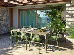 Outdoor Rio table 210-280 extensible taupe