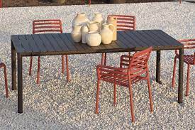 Outdoor Tevere Table 210-275 extensible anthracite