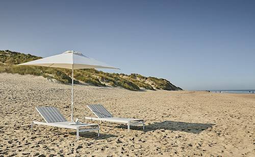 Umbrella Malibu white/light grey