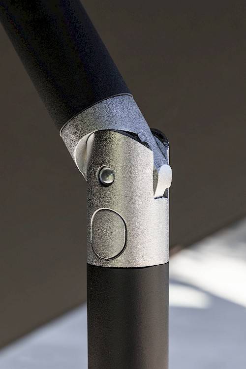 Umbrella Malibu anthracite/speckle 200x200 or round 250