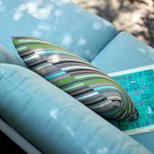 Komodo 5 lounge white/light bleu sunbrella fabric