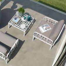 Komodo 5 lounge white/light grey