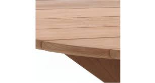 Outdoor dining table Java teak round 165cm