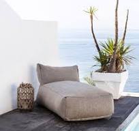 Outdoor Long chair Dotty Roolf beige waterproof - UV 