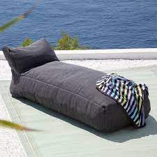 Outdoor long chair Dotty Roolf anthracite Waterproof - UV