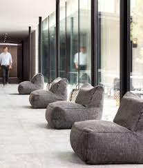 Outdoor pouf Dotty Medium Roolf anthracite