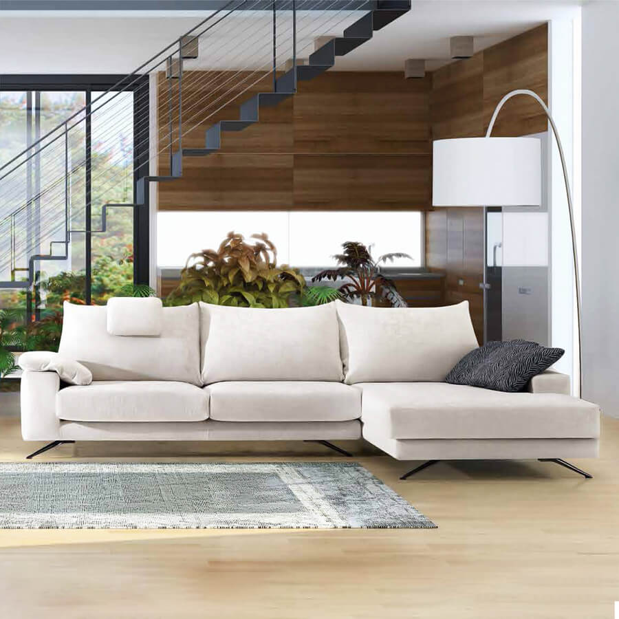 Sofa Bimba 3-seater 180cm + chaise longue 115x175cm