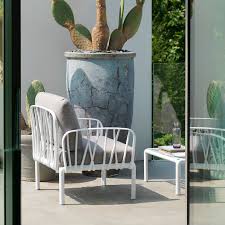 Komodo 1-seater white/grey