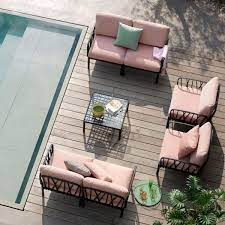 Komodo 1-seater anthracite/pink 