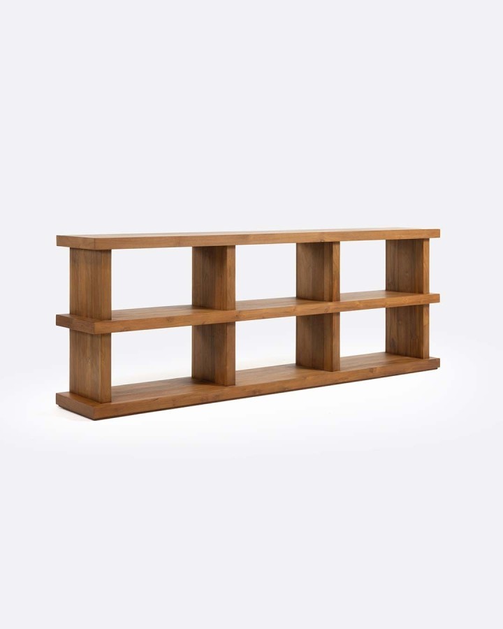 Book shelve Dumai teak 210x76cm