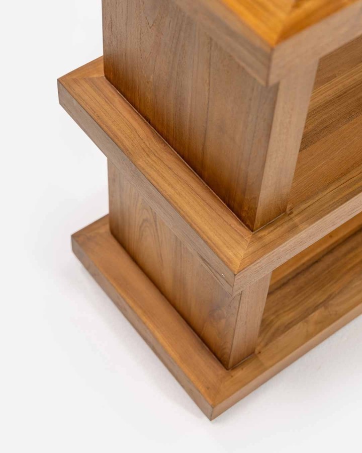 Book shelve Dumai teak 210x76cm