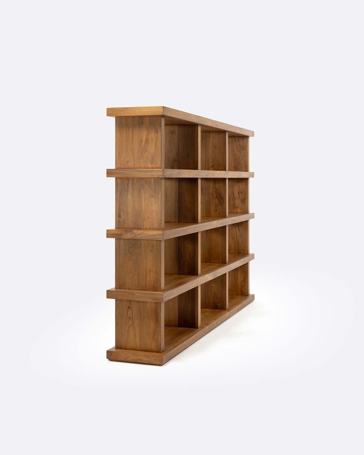 Book shelve Dumai teak 210x146cm