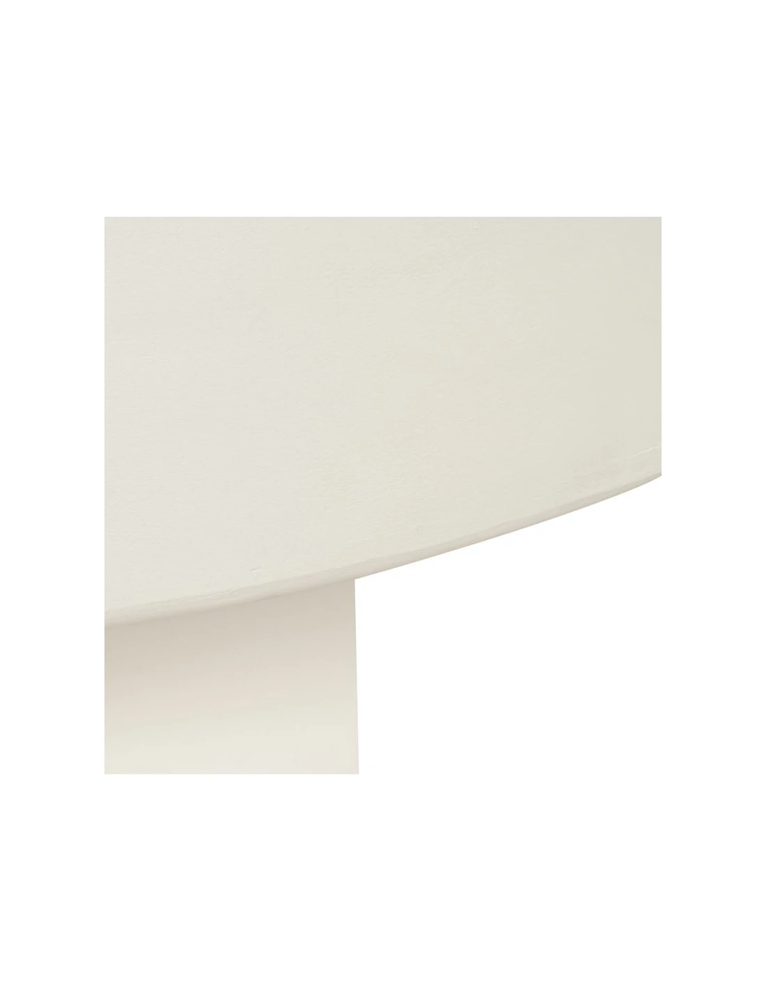 Coffee table Widya round 90cm white fibre