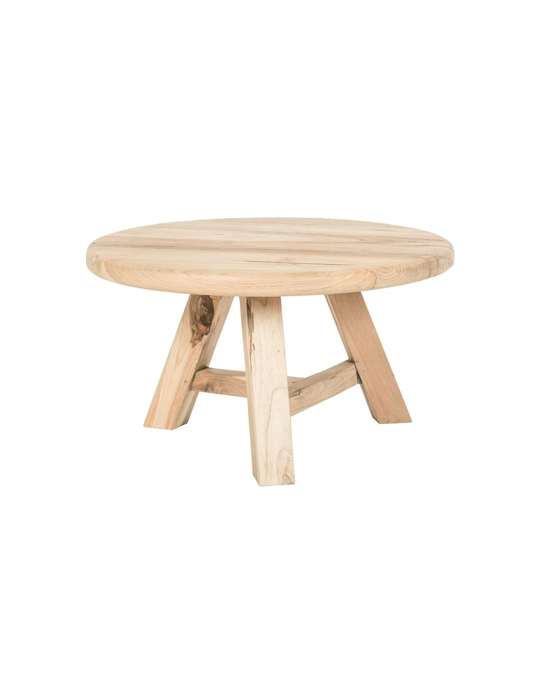 Coffee table set of 3 - teak - 50cm - 65cm - 80cm