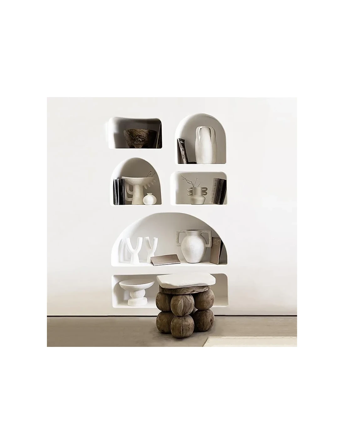 Side table Gede 40cm teak