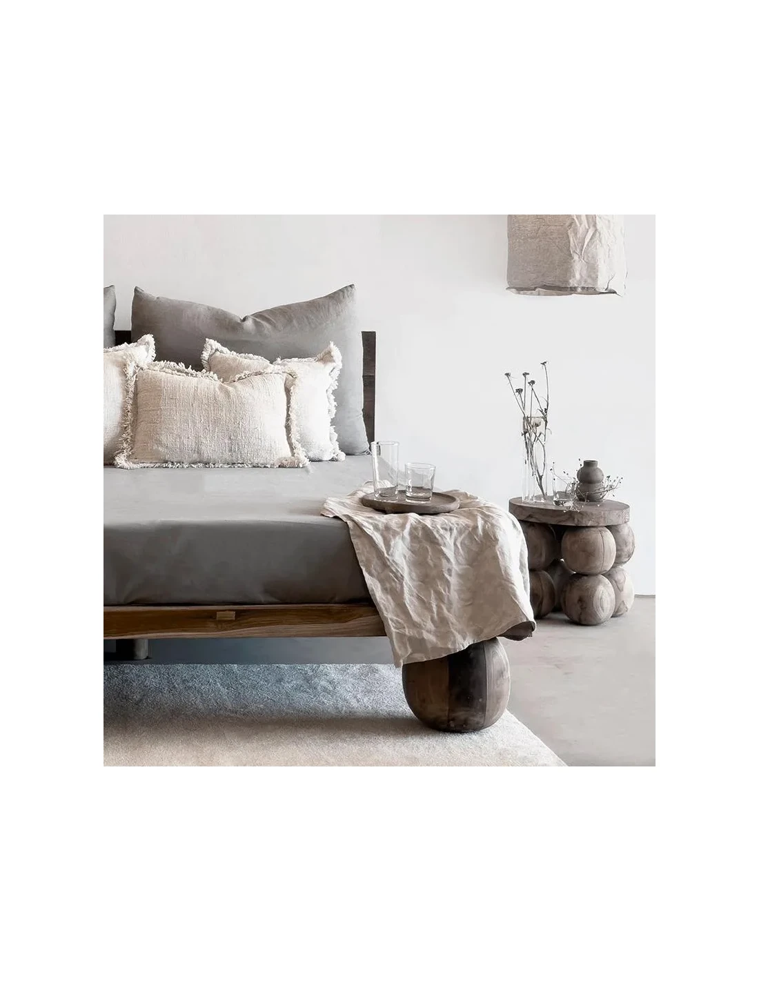 Side table Gede 40cm teak