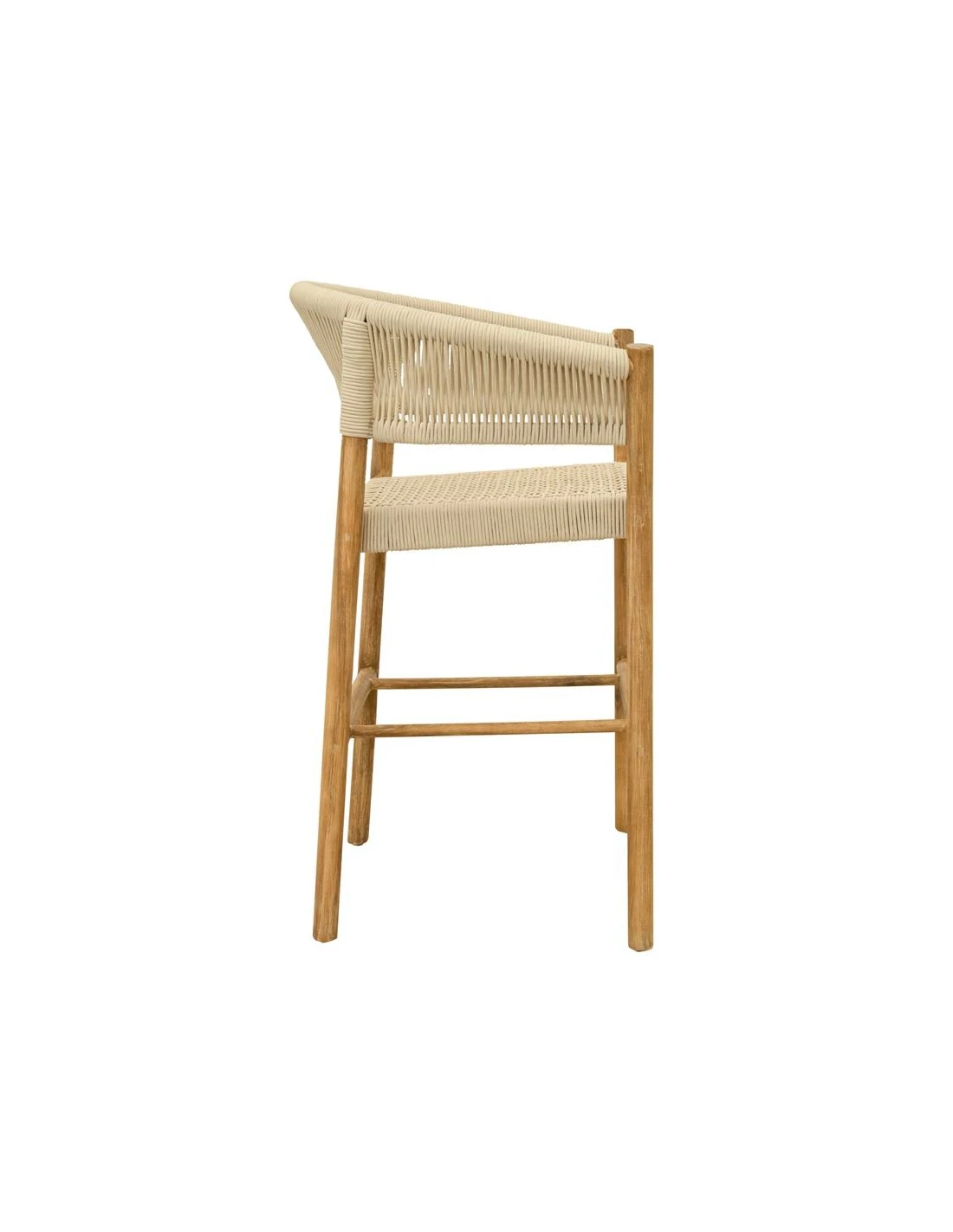 Bar chair Jenita rope white