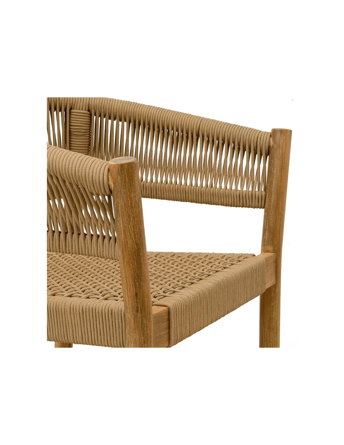 Bar chair Jenita rope taupe