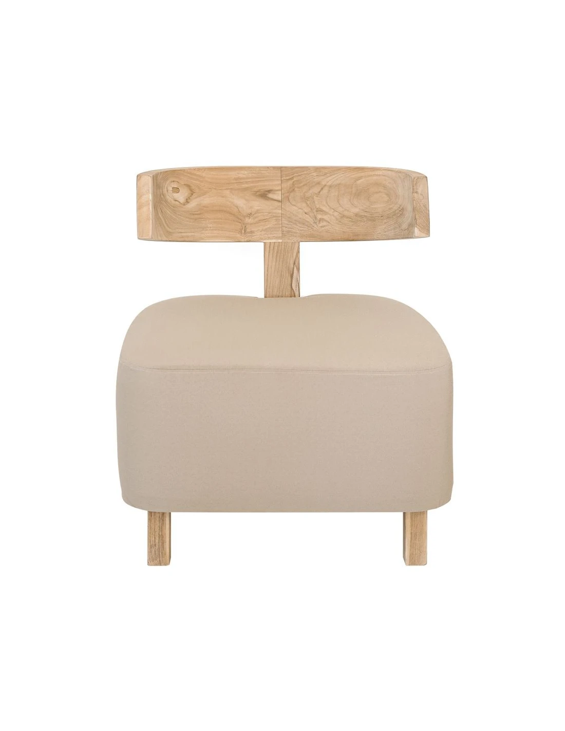 Armchair Alit teak - cushion beige