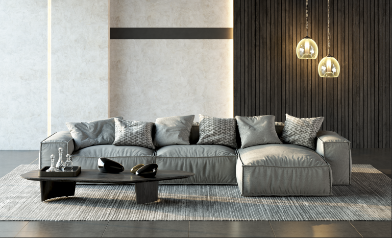 Sofa Foz chaiselongue L320xD160xH70