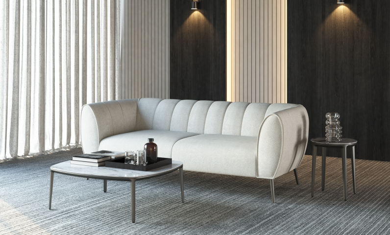 Sofa Aveiro 3-seater L225xD90xH75