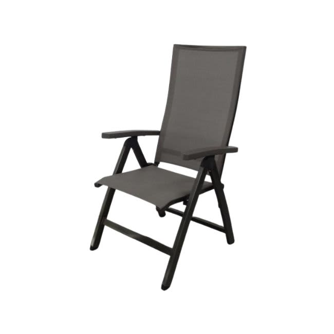 Outdoor folding chair Tinos anthracite