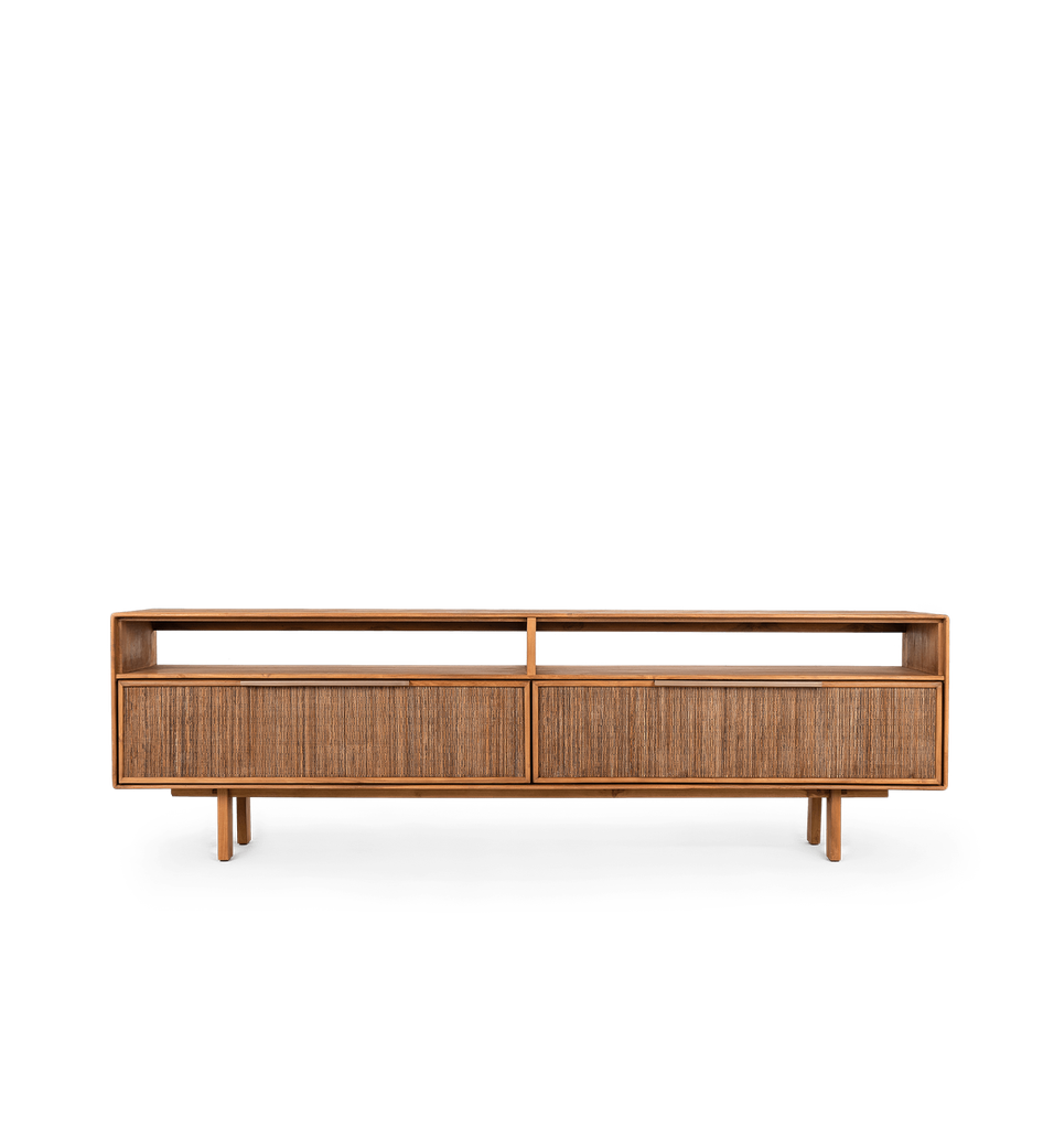 Grace low sideboard 2 open racks 150x40x60cm