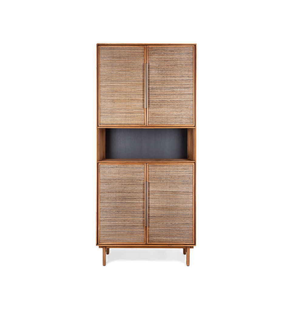 Grace cabinet 4 doors 1 open rack 90x45x200cm