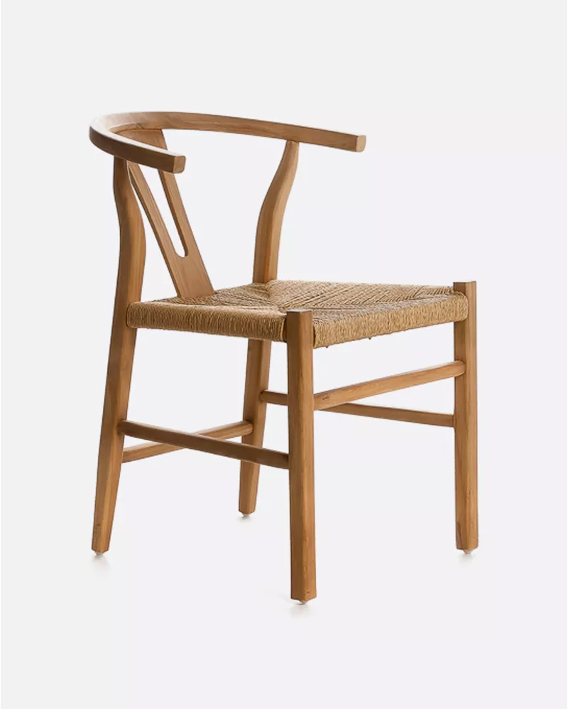 Rob dining chair Natural N teak