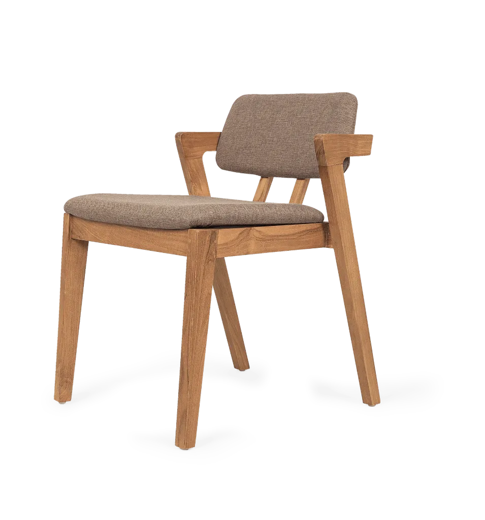 Noa chair with cushion Walnut