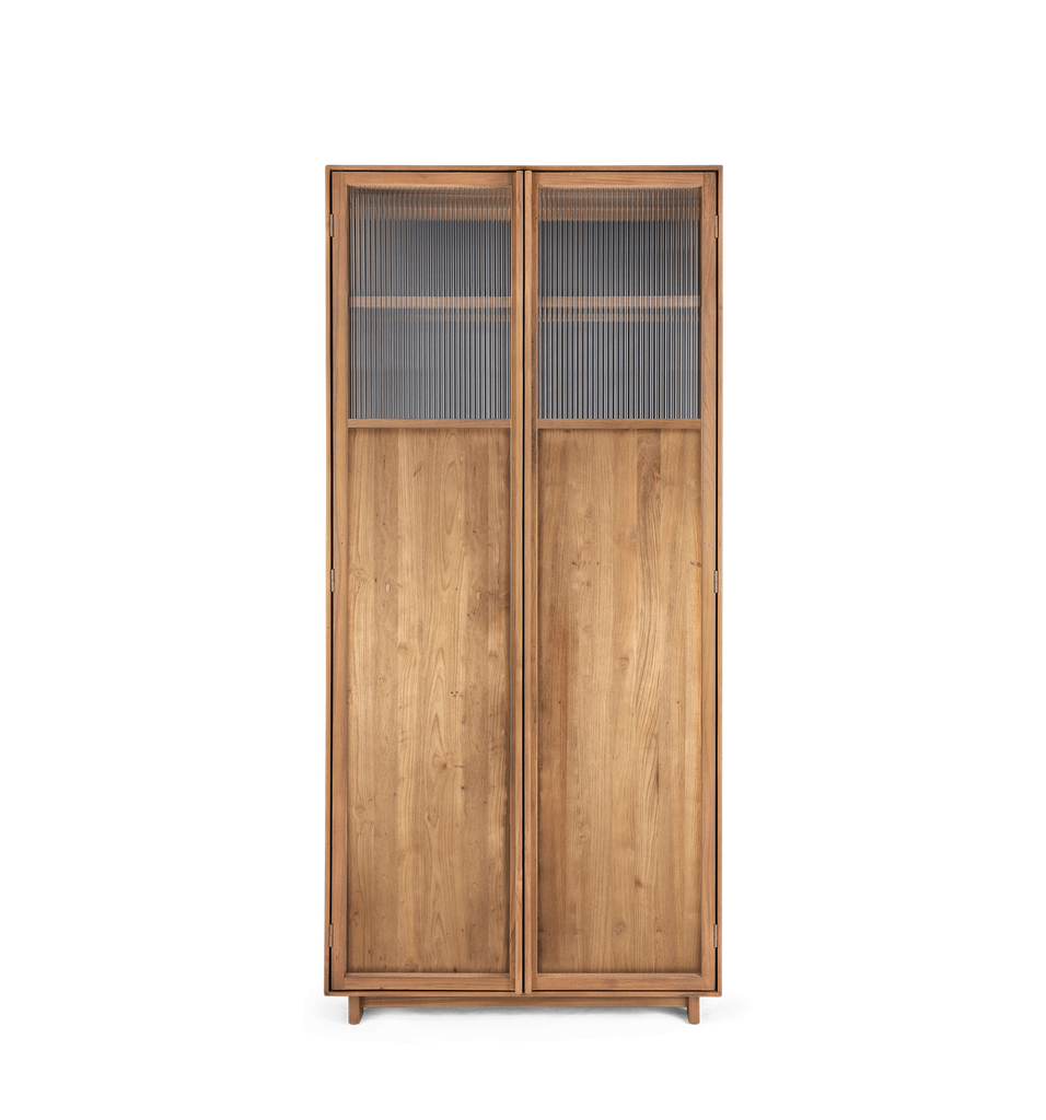 Motion cabinet 2 doors with textured glass